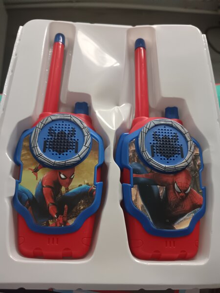 Statii Talkie Spider-Man, jucarii interactive copii, 15x5x3cm, multicolor,